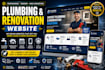 create a plumbing and roofing website with auto booking
