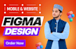 design professional mobile app UI UX with modern interface