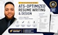 write and design your resume, CV, cover letter, and optimize linkedin