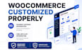 do wordpress customization and woocommerce customization