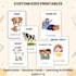 create custom kids worksheets, flashcards and printables