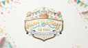 design a fun and festive birthday logo