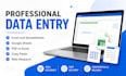 accurate data entry in excel and google sheets