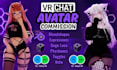 create an edit a professional vrchat avatar commission