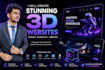 create a stunning interactive 3d websites