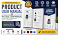 create a professional product user manual and instruction manual