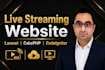 build a professional custom live streaming website