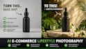 generate premium ai e commerce lifestyle product photography