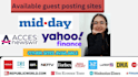 published article midday, yahoo finace , accesswire