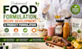 create food formulation, recipe development, and product formulation