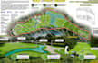 design 3d building terrain,golf course layout,site model from google map,fairway