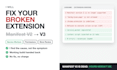 fix your broken chrome extension and migrate to manifest v3