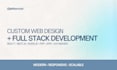 build a full stack website, front end to back end