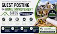 provide  guest posts on home improvement site