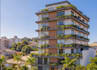 3d luxury apartment render, exterior commercial building, cgi realistic modeling