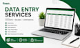 do urgent data entry for you