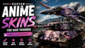 design custom anime skins for war thunder tanks and aircraft