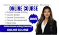professionally write your online course, ebook online course, course creation