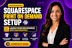 setup squarespace print on demand website, printify and printful pod integration