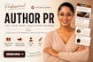 indie author press kit, book launch press release, author bio, book pr