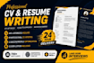 craft a professional ats optimized CV, resume, cover letter and linkedin