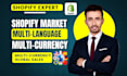 set up shopify markets, multi currency, multi language and geolocation