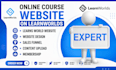create interactive courses and build lms website for learnworld, learndash, h5p