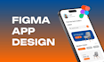design a modern figma app UI, UX mobile prototype, mvp design