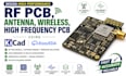 design rf pcb, antenna, wireless, high frequency pcb using kicad and easyeda