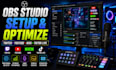 setup and optimize obs studio for twitch youtube kick and tiktok live