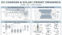 provide ev charger, solar, evse, photometric, lighting and fence permit drawings