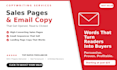 write copywriting sales pages and emails
