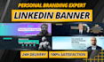 design your linkedin banner, header and profile background