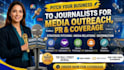 pitch your business to journalists for media outreach, PR and media coverage