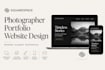 design photographer portfolio creative visual artist squarespace website design