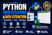 do python web scraping, data extraction and b2b lead generation