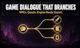 write rpg game dialogue, npc scripts and branching quest trees