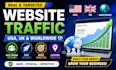 do organic USA,UK website traffic to increase sales