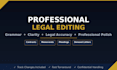 edit and proofread your legal documents professionally