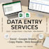 do data entry, copy paste and web research