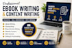 ghostwrite your nonfiction ebook and professional content