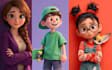 custom 3d cartoon character stylized 3d character convert 2d to 3d mascot model
