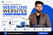 design webflow website, figma to webflow, framer website, webflow expert