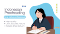 proofread and edit your indonesian text