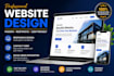 design a clean and professional business website