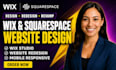build squarespace website design squarespace website redesign wix website design