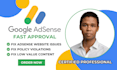 provide google adsense approval and fix adsense website issues