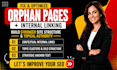 fix orphan pages and improve internal linking for SEO