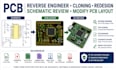 pcb reverse engineer pcb cloning pcb redesign schematic review modify pcb layout