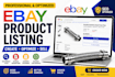 create and optimize ebay product listings